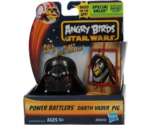 emmer kook een maaltijd Gedragen Angry Birds& Star Wars Power Battlers Darth Vader Pig – 6x5x5cm |  Schietspeelgoed voor Kinderen | Zelfrijdende Poppetjes | Best Deals Online  BV