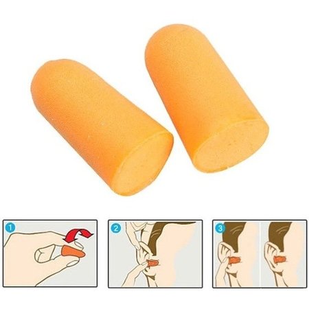 Banzaa Oranje Foam Earplugs 10 Stuks 5 Setjes van 2 in Stevig Bewaarbakje – 2x1cm | Kneed Oordopjes voor Gehoorbescherming | Oor Plugs