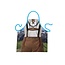 Banzaa Sexy Apron Schort voor Mannen met Man in Lederhosen – 100x57x1cm | Kookschort voor Koken en Barbecueën | Grappige Keuken accessoires