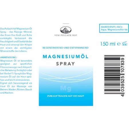 Banzaa Magnesium Olie Spray – 15cm | Helpt bij Stress Vermoeidheid, Spanning en Spierpijn