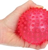 Banzaa Massagebal met Ventiel – Grootte en Hardheid Aanpasbaar 7 tot 10cm – Stressbal – Triggerpoint Massage – Professioneel gebruik Praktijk – Rood