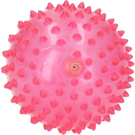 Banzaa Massagebal met Ventiel – Grootte en Hardheid Aanpasbaar 7 tot 10cm – Stressbal – Triggerpoint Massage – Professioneel gebruik Praktijk – Rood