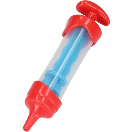 Banzaa Magic Kitchen Pull Pops Ijsjes Vormen voor Kinderen - Rood en Groen - 21x5 cm – 2 Stuks | Ijsjesmaker voor Yoghurtijsjes en Waterijsjes | Ijsjesvormen | Ijs Vormjes | Ijslolly Maken | Vries Spuit