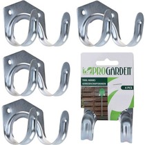 Pro Garden Metalen Gereedschapshaken Set 4haken