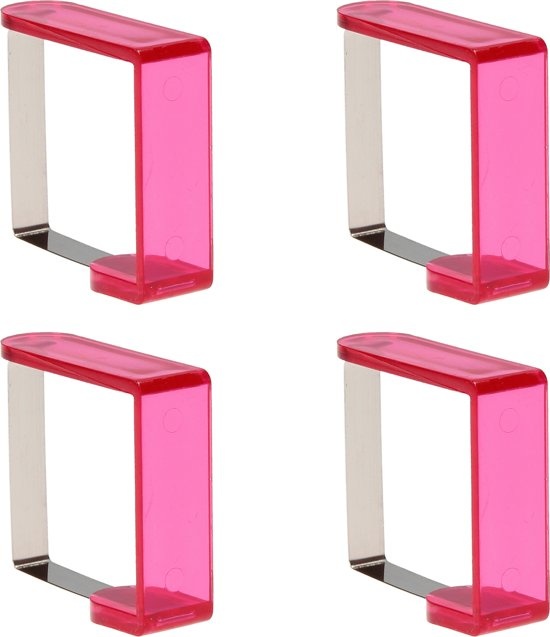 鍔 inschakelen Tolk Tafelkleedklemmen 4 Stuks Roze – 5x4x2cm | Tafelkleedgewichten | Klemmen  voor het Tafellaken | Best Deals Online BV