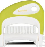 Enrico Enrico Multi Peeler 3 in 1 Aardappel Tool RVS – 8x9x2cm | Dunschiller Borstel en Ontpitter in 1 | Schilmesje met Roestvrijstalen Mesjes