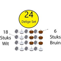 Benson Viltglijders – 24 delige Meubelvilt 24mm