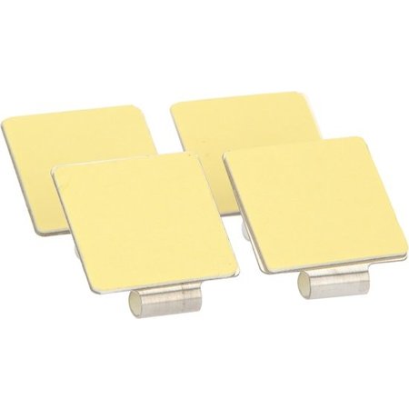 Benson Zelfklevende RVS Wandhaakjes Set - 4 Stuks - Vierkant | Vierkante Handdoek Haakjes | Multi Wandhaakje | Muur Haak | Deurhaak | Haken | Wandhaak