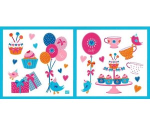 beneden Pogo stick sprong tijger Lief! Roze Muurstickers voor in de Kinderslaapkamer – 31x30x1cm | Decoratie  voor aan de Muur | Verwijderbaar en Herplaatsbare Wandplaatjes | Best Deals  Online BV