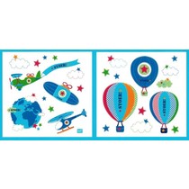 Stoer! Blauwe Muurstickers voor in de Kinderkamer