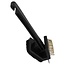 Banzaa Hardstalen Barbecue Schoonmaak Borstel – Zwart Goud – 27x7x7cm | BBQ Gereedschap | 2 in 1 Borstel voor Schuren en Afwrijven