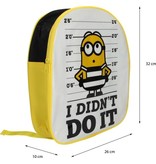 Minions Verschrikkelijke Ikke Rugtas voor Kinderen – 32x26x10cm | Schooltas | Sporttas | Reistas | Logeertas | Gymtas