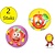 Banzaa Stressbal Medium Density – 10 cm 2 Stuks Fruit