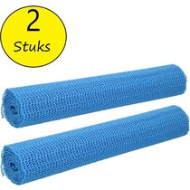 Antislipmat 2 stuks – 30x150cm  Blauw