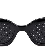 Banzaa Premium Rasterbril Sportief Zwart – Ayurweda Oogcorrectie | Gaatjesbril | Effectief bij behandelen bijziendheid, verziendheid, astigmatisme, cataract en strabismus bij kinderen