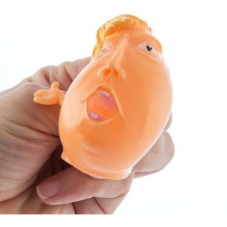 Banzaa Donald Trump Water Stressbal – 7cm | Stress Speelgoed | Versterking van de Hand, Pols en Onderarm | Stress Speelgoed