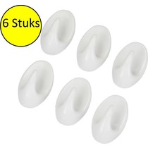 Benson Handdoekhaken 6 Stuks – 3x3cm