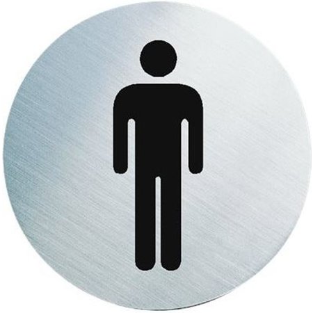 Banzaa Toiletbordje Man – 6,5 cm – WC Bordje Geslachtsaanduiding – Wc Bordje – Pictogram