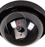 Banzaa Premium 1x Dummy LED Beveiligingscamera met Bewegingssensor – 12x8cm – Zwart – 1 Stuks | Draadloze Nepcamera Met Rode Led op Batterijen | Knipperende Camera Beveiliging Voor Binnen en Buiten | Buitencamera | CCTV Dome Bewakingscamera