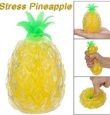 Banzaa Ananas Stressbal met Waterparels – 12x7cm | Versterking van de Hand, Pols en Onderarm | Stresspeelgoed