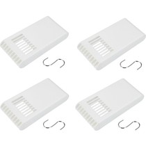 Waterverdamper voor aan de Radiator Wit 4 Stuks