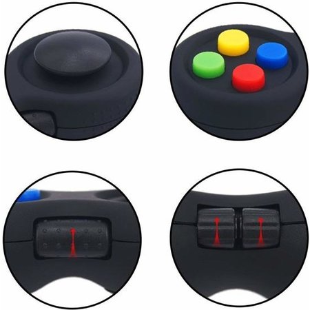 Banzaa Calm Pad Fidget Pad – Wriemelkubus – Anti Stress Speelgoed – Fidget Cube – Wriemel Stick –  Blauw
