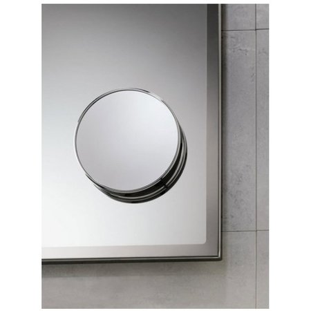 Banzaa Kosmetische Vergroot Spiegel 5x Vergroot met 2 Zuignappen voor het Ophangen in Badkamer – 9cm | Badkamerspiegel | Draagbare Spiegel