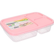 Lunchbox met Deksel 1,2 Liter  Roze