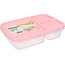BDO Lunchbox met Deksel 1,2 Liter – Voedselbak – Vaatwasser Geschikt – Met drie Vakken – Roze