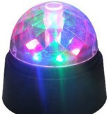 Banzaa Premium  Dome LED Lamp - 1 Stuks - 8x8x8cm | Multi Crystal RGB Stroboscoop Disco Bol Licht | Verjaardag en Feestverlichting | Indoor en Outdoor Podium Verlichting | Discolamp