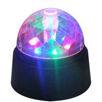 Premium Dome LED Lamp - 1 Stuks - 8x8x8cm | Multi Crystal RGB Stroboscoop Disco Bol Licht | Verjaardag en Feestverlichting | Indoor en Outdoor Podium Verlichting | Discolamp