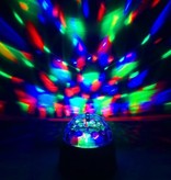 Banzaa Premium  Dome LED Lamp - 1 Stuks - 8x8x8cm | Multi Crystal RGB Stroboscoop Disco Bol Licht | Verjaardag en Feestverlichting | Indoor en Outdoor Podium Verlichting | Discolamp