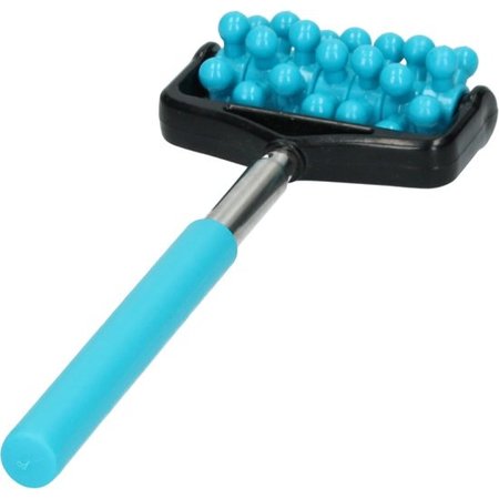 Banzaa Massage Roller met Uitschuifbare Stick – Triggerpoint Massage – Blauw