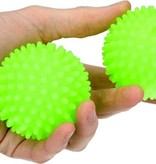 Banzaa Massagebal Professionele Triggerpoint Bal – 7cm – 2 stuks – Hoge dichtheid Massage Stekels – Lacrossebal – Fluorescerend Geel
