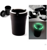 Banzaa Universele Rookvrij Asbak Auto - Zelfdovende Asbak Bekerhouder - Glow in the dark asbak past in iedere bekerhouder! (2 Stuks)