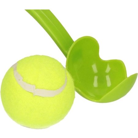 Benson Blauwe Honden Ballenwerper met Ergonomische Handgreep – Inclusief Tennisbal – 38cm – Groen | Balwerper voor Hond | Bal Werpen | Apporteer Speelgoed | Hondenspeelgoed