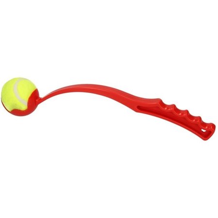 Benson Honden Ballenwerper met Ergonomische Handgreep – Inclusief Tennisbal – 38cm – Balwerper voor Hond | Bal Werpen | Apporteer Speelgoed | Hondenspeelgoed