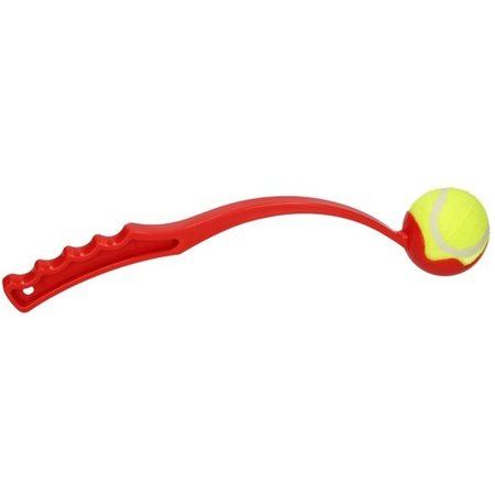 Benson Honden Ballenwerper met Ergonomische Handgreep – Inclusief Tennisbal – 38cm – Balwerper voor Hond | Bal Werpen | Apporteer Speelgoed | Hondenspeelgoed