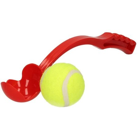 Benson Honden Ballenwerper met Ergonomische Handgreep – Inclusief Tennisbal – 38cm – Balwerper voor Hond | Bal Werpen | Apporteer Speelgoed | Hondenspeelgoed