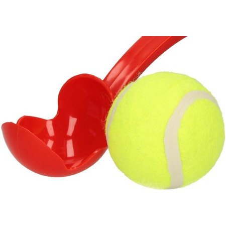 Benson Honden Ballenwerper met Ergonomische Handgreep – Inclusief Tennisbal – 38cm – Balwerper voor Hond | Bal Werpen | Apporteer Speelgoed | Hondenspeelgoed