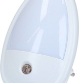 Benson Nachtlampje LED met Sensor 2 Stuks – 11x7cm | Nachtlicht voor in het Stopcontact | Nachtverlichting | Nachtlamp Stekker