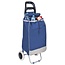 Banzaa Blauwe Opvouwbare Trolley Boodschappen Tas Wagen Op 2 Wieltjes – 93 x 44 x 24 cm
