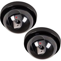 2x Dummy LED Beveiligingscamera met Bewegingssensoren