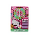 Hello Kitty Leer Klok kijken met Hello Kitty – 30x21x1cm | Kinder Spel om te leren Klokkijken | Wat is de Tijd? Spel | Educatief Spel voor Kinderen vanaf 3 Jaar en Ouder