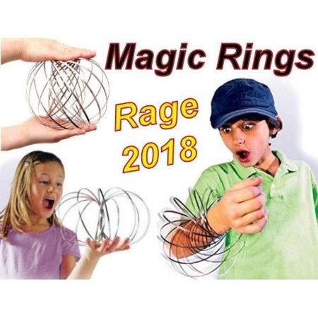 Banzaa Magic Rings | Flow Rings | 3D Flow Ring | Rage 2018 - Kleur: Zilver