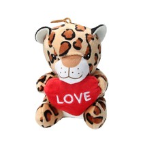 Pluche Knuffel Panter met Hart Love 15cm