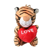 Pluche Knuffel tijger met Hart Love 15cm