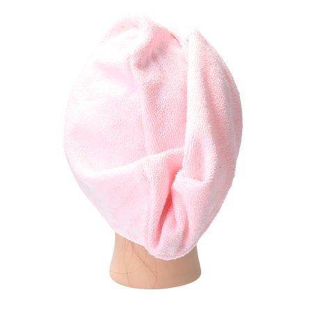 Banzaa Lichtroze Microvezel Handdoek Droogt Uw Natte Hoofdhaar 7x Sneller – Licht Roze | Absorberende Voorgevormde Hoofdhanddoek Geschikt Voor Drogen van Kort en Lang Kapsel | Haartulband Voor Snel Opdrogen van Nat Haar Na het Douchen of Baden | Haa