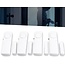 Banzaa Premium 4x Draadloos Inbraakalarm Set met Magnetische Sensoren – 4 Stuks – Wit – 90 dB | Deur en Raam Beveiliging | Inbraakalarmsysteem| Woningbeveiliging | Waarschuwings Alarm Tegen Inbrekers en Indringers