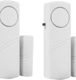 Banzaa Premium 4x Draadloos Inbraakalarm Set met Magnetische Sensoren – 4 Stuks – Wit – 90 dB  | Deur en Raam Beveiliging | Inbraakalarmsysteem| Woningbeveiliging | Waarschuwings Alarm Tegen Inbrekers en Indringers